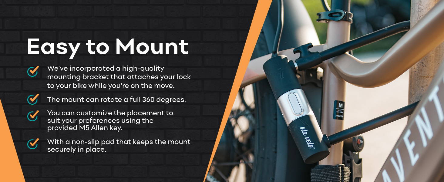 Via velo bike lock on sale
